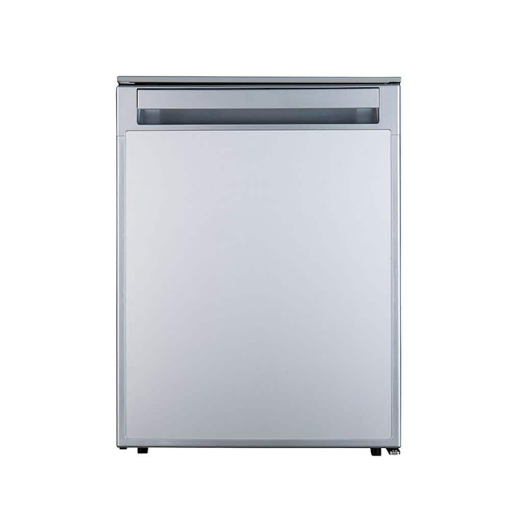 2.8 cu. Ft. 80L 12V/DC RV Built-in Refrigerator in Stainless w/Freezer and reversible door