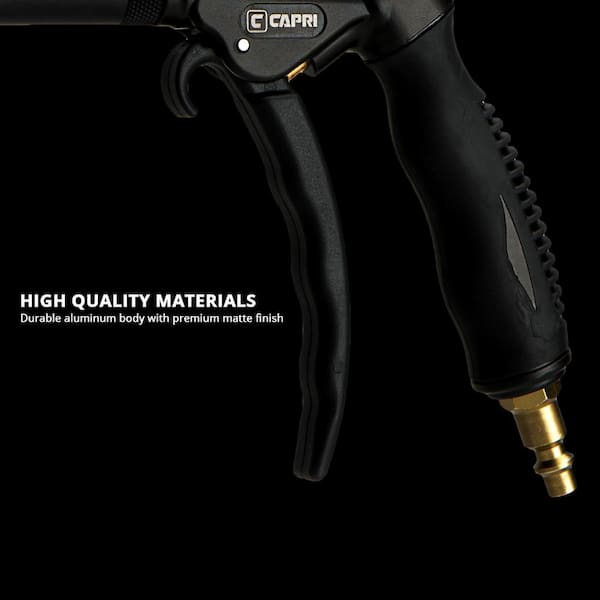 High Performance Air Blow Gun with Adjustable Air Flow and Extended Nozzle High Performance Air Blow Gun with Adjustable Air Flow and Extended Nozzle