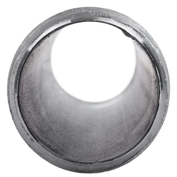 PIPE DECOR 1/2 In. X 8 In. Black Industrial Steel Grey Plumbing Nipple (6- Pack) 362 PD12X8-6 - The Home Depot