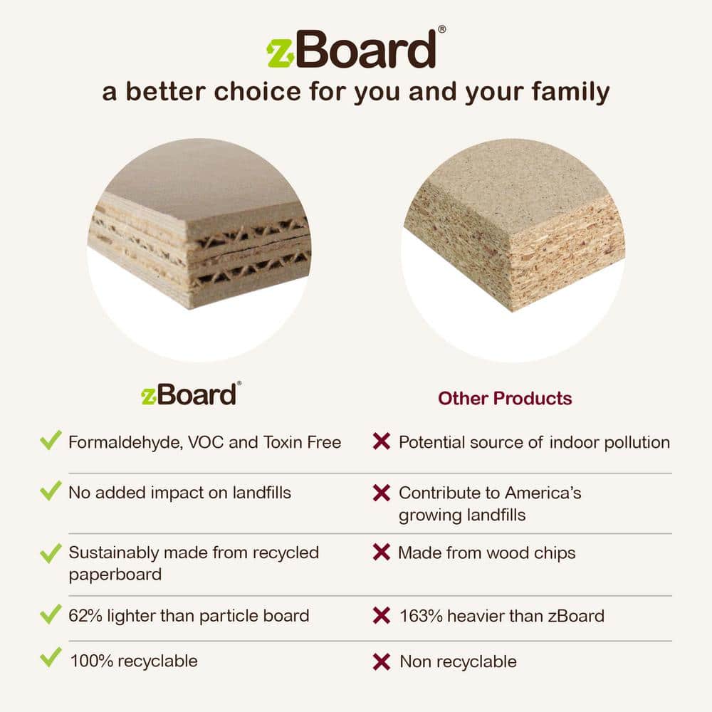Espresso zBoard Modular Kids Storage Cube for Toys and Records