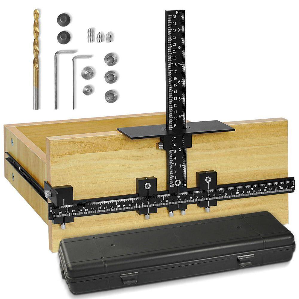 Cabinet Handle Adjustable Aluminum Alloy Installation Template for Precision Drilling on Drawers and Doors price history on PriceWatchPro