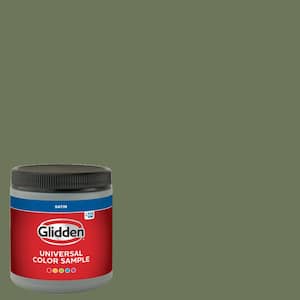 8 oz. PPG1124-6 Dark Sage Satin Interior Paint Sample
