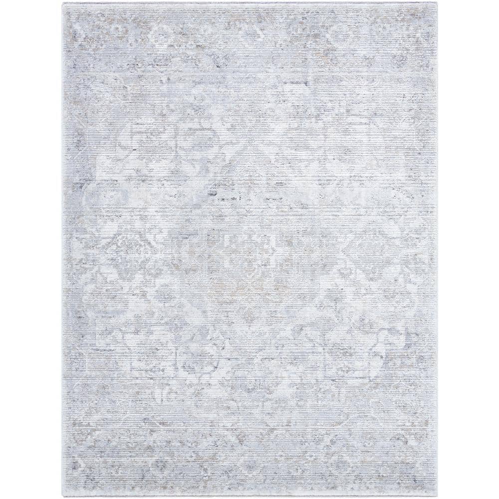 Edmonton Gray/Cream 8 ft. x 10 ft. Traditional Indoor Area Rug price history on PriceWatchPro