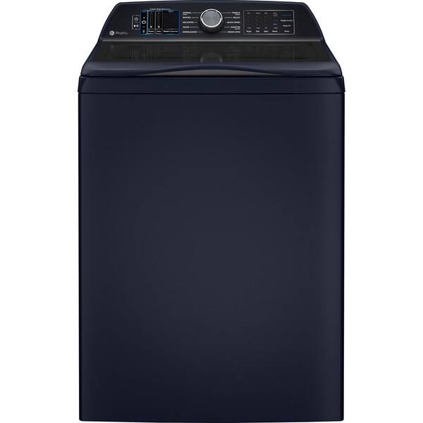GE Profile Profile 5.3 cu. ft. High-Efficiency Smart Top Load Washer with Built-in Alexa Voice Assistant in Sapphire Blue