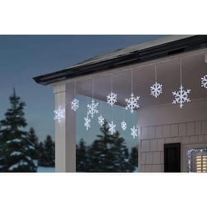 150 Count Cool White Twinkling LED Snowflakes Lights