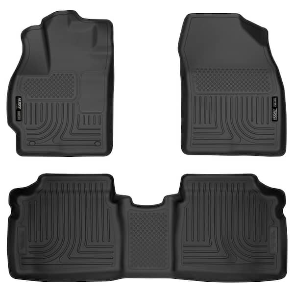 Husky Liners Front & 2nd Seat Floor Liners Fits 12-15 Prius Two/Three/Four/Five 