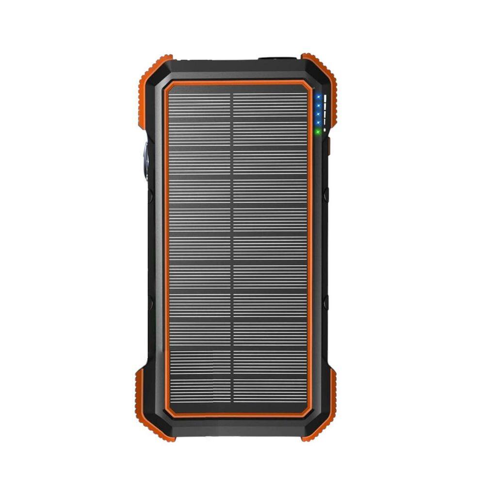 PD18W QC3.0 20000mAh Solar Power Bank in Black with Wireless Charging IPX5 Waterproof Flashlight Compass price history on PriceWatchPro