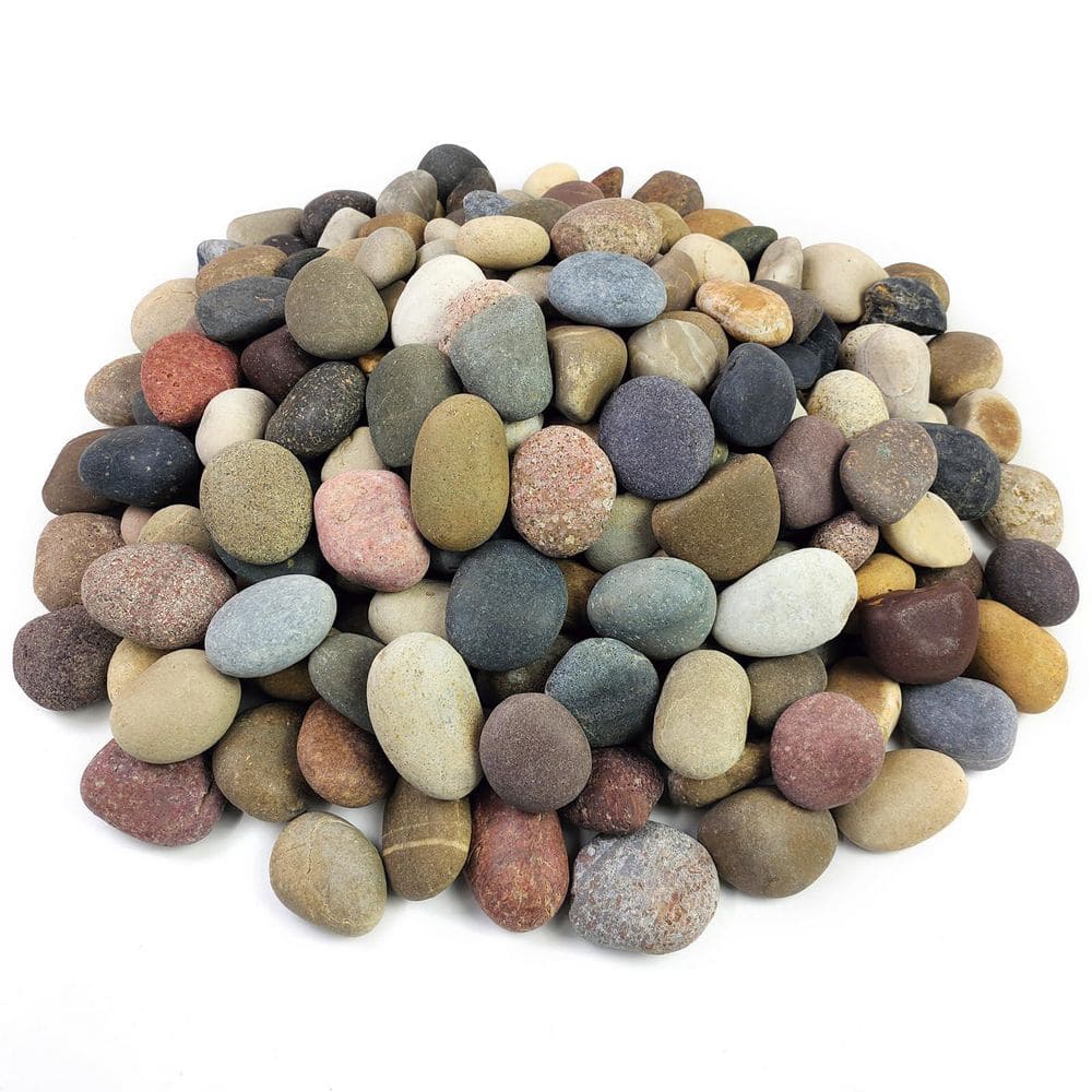 13.78in x 9.84in x 3.58in Irregular Mixed Color Natural River Stone Decor for Landscaping Gardening Pack 20-Pieces price history on PriceWatchPro