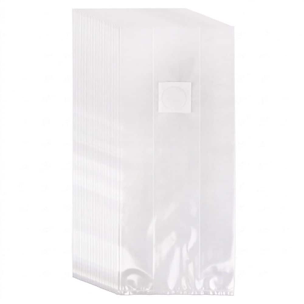 8x5x20 Inch Clear Polypropylene Rectangular Indoor Mushroom Growing Bag with Ventilation Window 100 Pack price history on PriceWatchPro