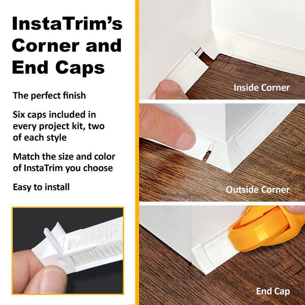 thumbnail image 2 of Stove Gap Filler Instatrim Self-adhesive, Flexible Trim Sample Kit. Get A Sample Of Each Instatrim Molding Strips 2 of 10