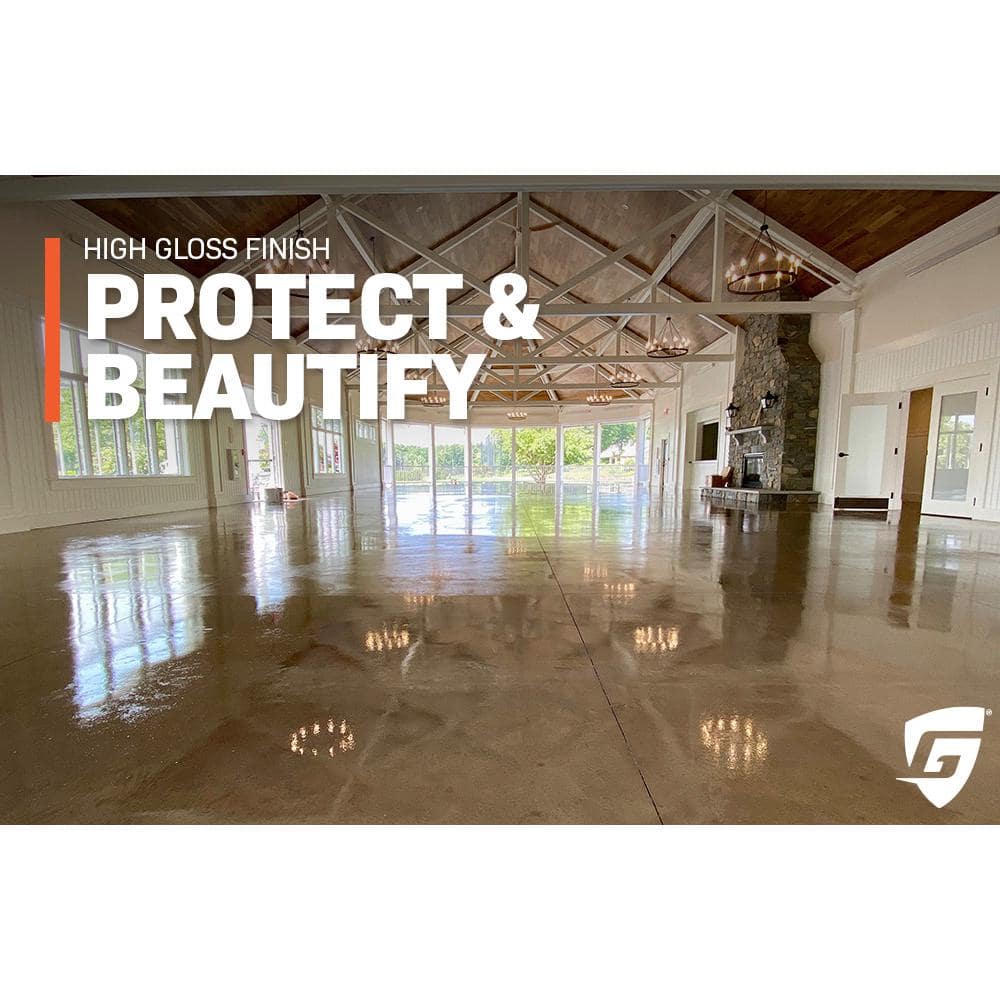 Cryli-Tek 5505 High Gloss Clear Concrete Sealer, 1 Gallon