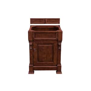 Brookfield 25.5 in. W  x 22.8 in. D x 33.5 in. H Bathroom Single Vanity Cabinet Only in Warm Cherry