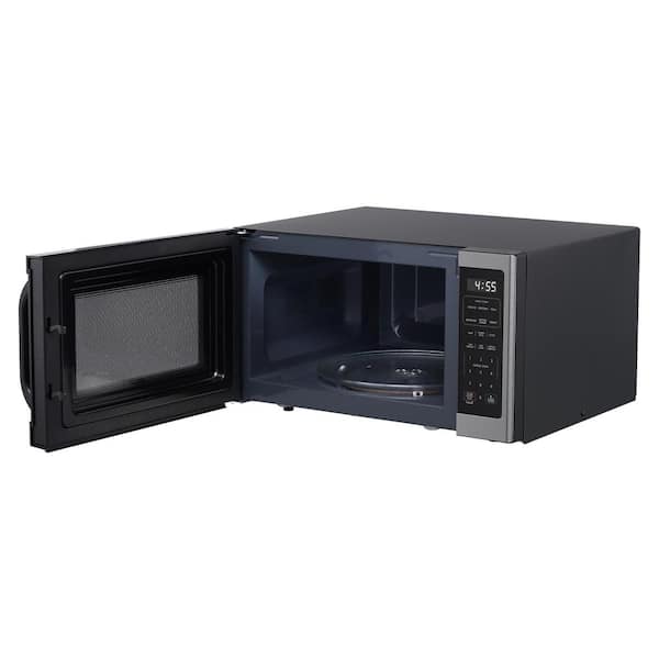 Vissani 1.5 cu. ft. Countertop Convection Microwave in Fingerprint  Resistant Stainless Steel with Air Fryer and Sensor cooking EC042A2KJ - The  Home Depot