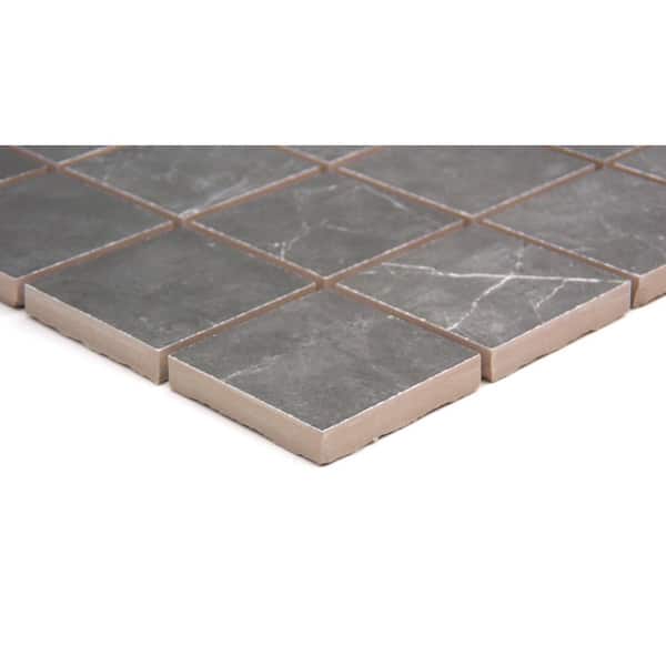 Emser Tile Sterlina Asphalt 11 69 In X, Asphalt Floor Tiles Home Depot