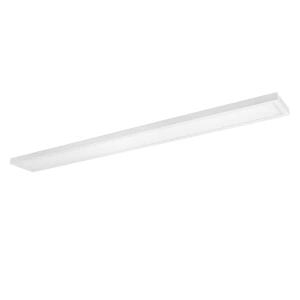 Flex Install Panel 12 in. x 48 in. White Integrated LED Flat Panel Light with 5CCT