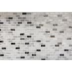 Snow Illusion 2-5/8 in. x 12 in. Marble Decorative Accent Wall Tile (0.2188 sq. ft./ piece)