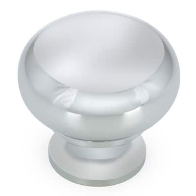 Varennes Collection 1-1/4 in. (32 mm) Matte Chrome Traditional Cabinet Knob