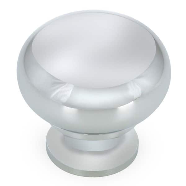 Richelieu Hardware Varennes Collection 1-1/4 in. (32 mm) Matte Chrome Traditional Cabinet Knob