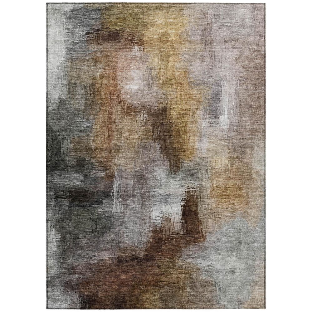 Chantille Machine Washable Indoor/Outdoor Abstract ACN2738 Granite 8 ft. x 10 ft. Area Rug price history on PriceWatchPro