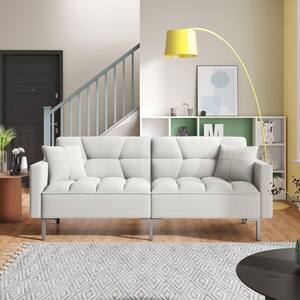 WONDER COMFORT Gray Memory Foam Futon Sofa Bed Foldable Convertible  Loveseat TN-267FA-DG - The Home Depot