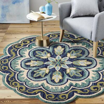 6 Round Area Rugs The Home, How Big Is A 6 Inch Round Rug