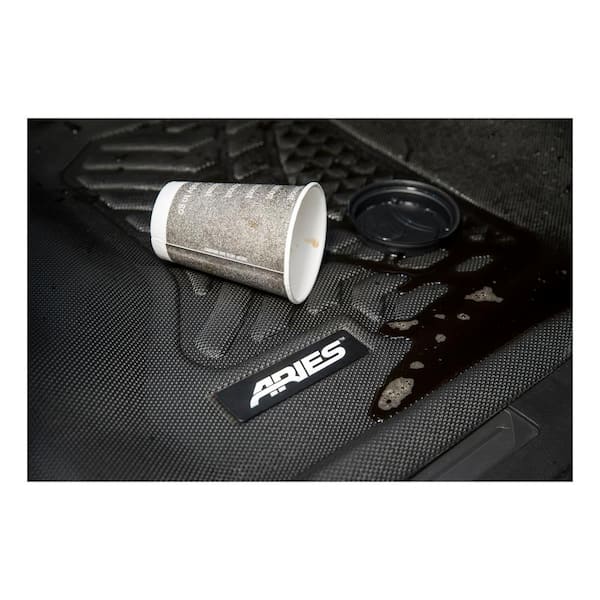 Aries StyleGuard XD Black Custom Heavy Duty Floor Liners, Select Ford F-150 (No 4X4 Manual Floor Shifter), 1st Row Only