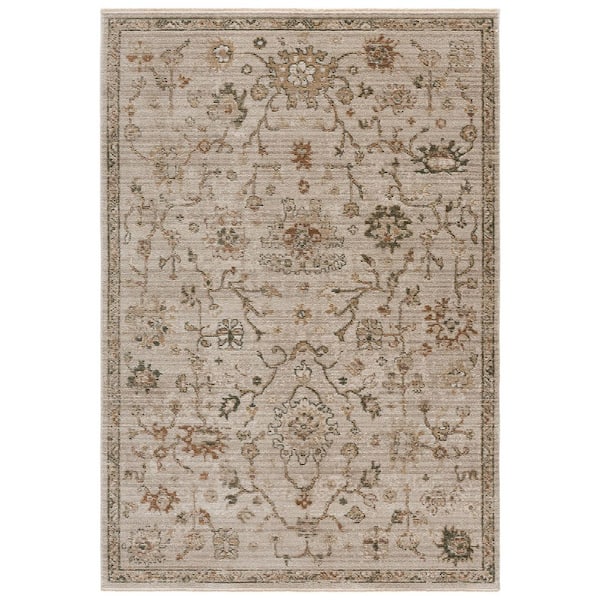 Hazel 6 ft. x 8 ft. Ivory/Beige Persian HZL512A Area Rug