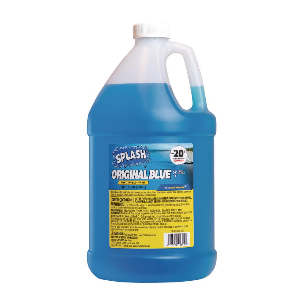 SPLASH WINDSHIELD WASH -20F ORIGINAL BLUE 6/1 GAL. 234526-35 - The