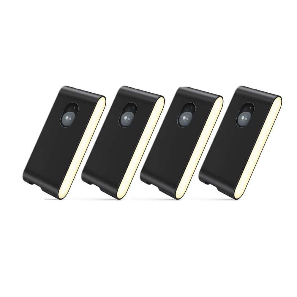 Black Aluminum Integrated LED Stair Lights Waterproof Deck Lights