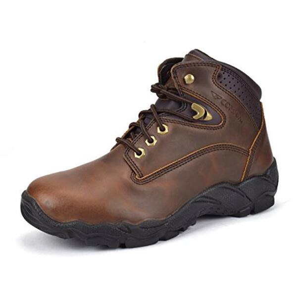 CONDOR Men's 6'' Work Boots - Steel Toe - Brown Size 10(W)