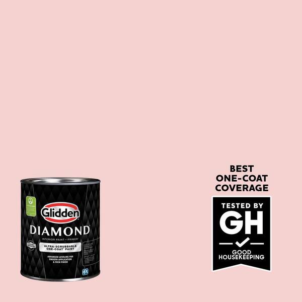 Glidden Diamond 1 qt. PPG1187-2 Adorbs Eggshell Interior Paint with Primer