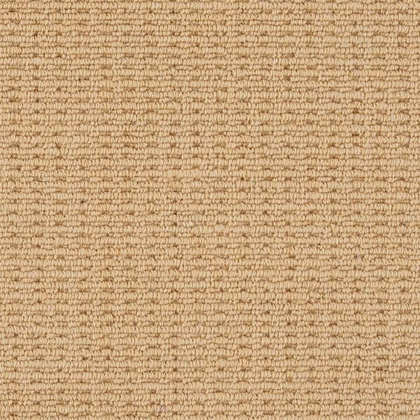 Natural Harmony Terrain Straw 5 ft. x 7 ft. Custom Area Rug with Pad