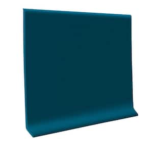 Blue 4 in. x 120 ft. x 1/8 in. Vinyl Wall Cove Base Coil