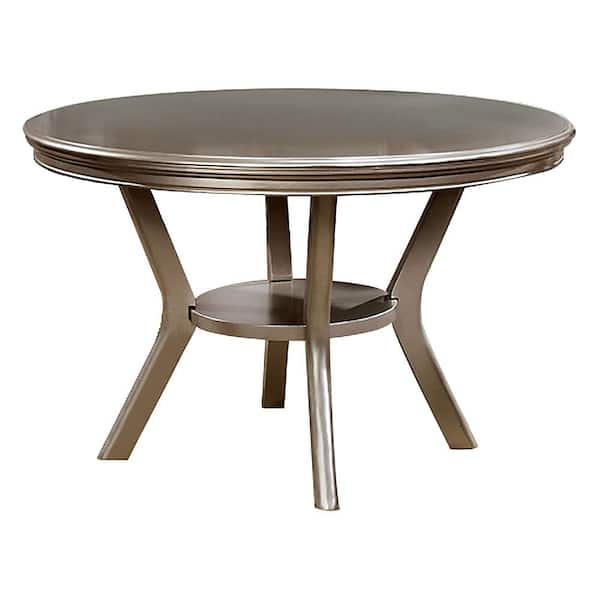 William's Home Furnishing Amina Champagne Round Table