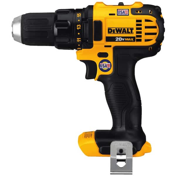 tommelfinger Skinne Oceanien DEWALT 20V MAX Cordless Compact 1/2 in. Drill/Drill Driver (Tool Only)  DCD780B - The Home Depot