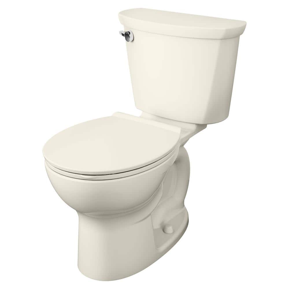 White Round Two-Piece High Efficiency Floor Mounted Toilet