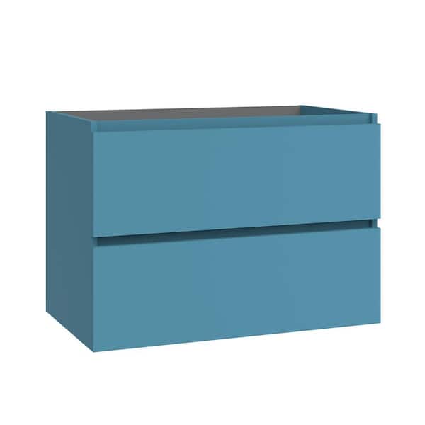 Flora 31.1 in. Bath Vanity Cabinet without Top in Island Matte Assembled