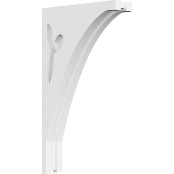 Ekena Millwork Naple 1.5 in. W x 13 in. H x 7.5 in. D Signature Urethane Polyurethane Corbel