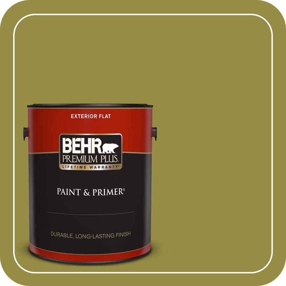 1 gal. #PPU9-03 Retro Avocado Flat Exterior Paint & Primer price history on PriceWatchPro