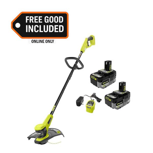 ONE+ 18V Lithium-Ion HIGH PERFORMANCE Kit w/ 4 Ah Battery, 6 Ah Battery, Charger & FREE ONE+ 13” Cordless String Trimmer
