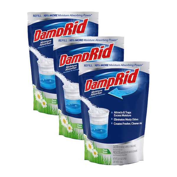 DampRid 44 oz. Fresh Scent Refillable Moisture Absorber (3-Pack) FG30FSSBCS  - The Home Depot