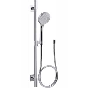 Awaken 4-Spray Multifunction Deluxe Wall Bar Shower Kit with Hand Shower in Polished Chrome