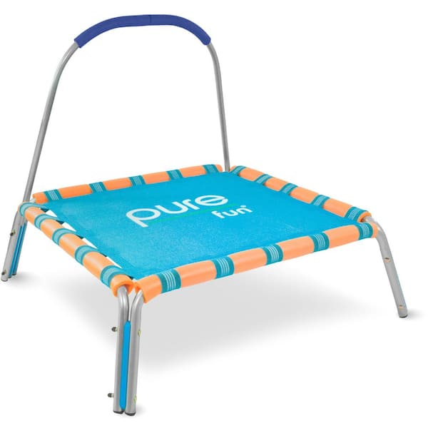 Pure Fun Kids Jumper 38 in. Bungee Trampoline With Handrail