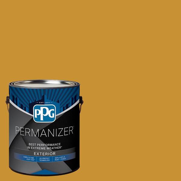 1 gal. PPG1209-7 Mecca Gold Semi-Gloss Exterior Paint