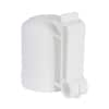 White T-Post Safety Cap and Insulator (10 per Bag)