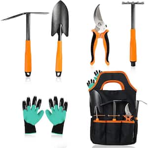 EAONE 43Pcs Garden Tools Set with Basket, Floral Gardening Hand