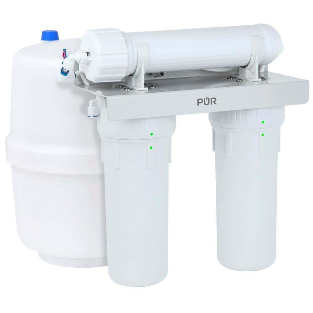 PUR 3-Stage White Under Sink Reverse Osmosis Water Filtration System