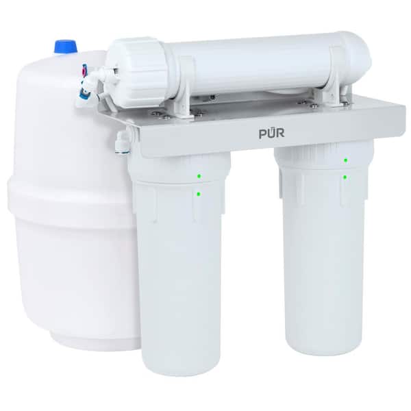 PUR 3-Stage Universal 23.3 GPD Reverse Osmosis Water Filtration System with Faucet