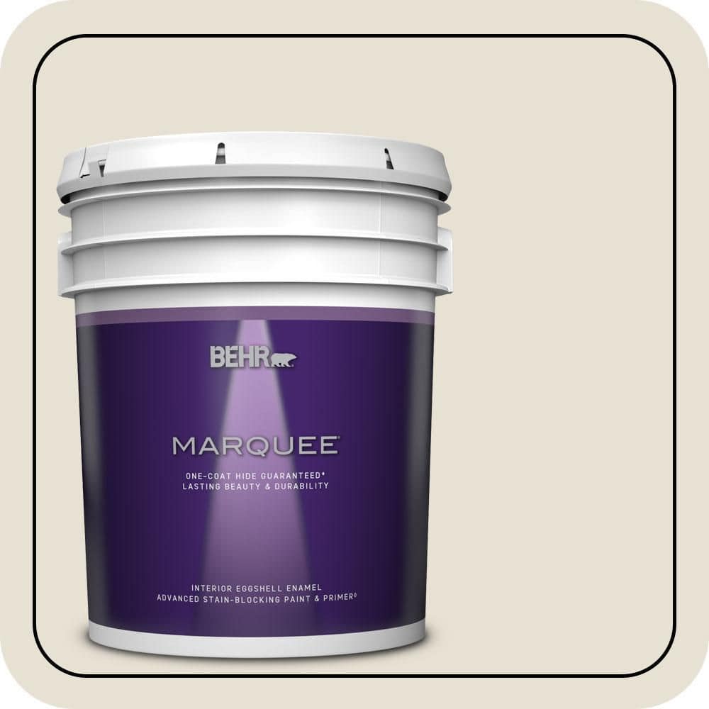 5 gal. #MQ3-13 Crisp Linen One-Coat Hide Eggshell Enamel Interior Paint & Primer price history on PriceWatchPro