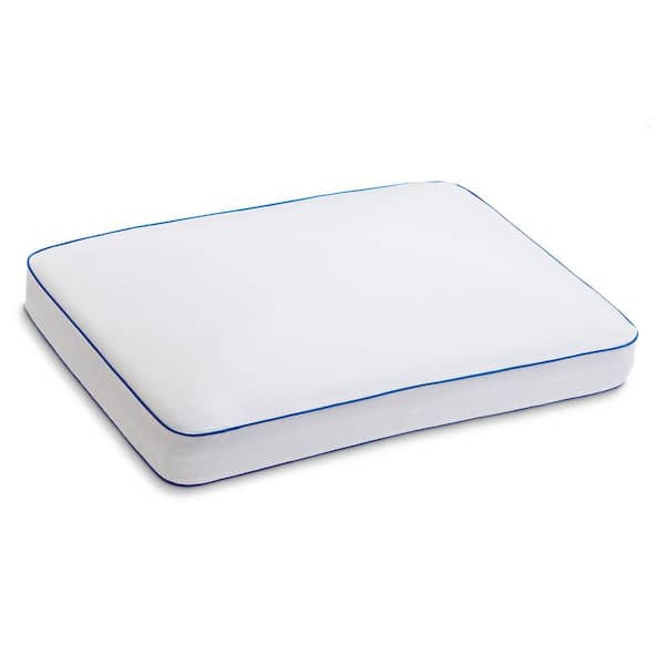 Sleep Innovations Cooling Gel Ventilated Standard Memory Foam Pillow, Medium Support